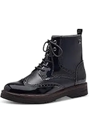 QS by s.Oliver Dames Lace Boot Flat 5-25232-43 Enkellaarsjes, , 42 EU