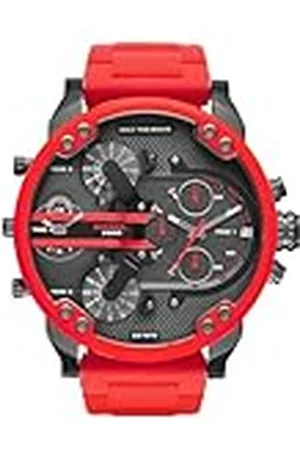 Diesel Mr. Daddy 2.0 Chronograph horloge van rood roestvrij staal voor heren