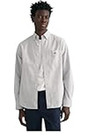 GANT Heren REG Oxford Banker Stripe Shirt Klassiek hemd, Perzisch Blue, Standaard, , XL