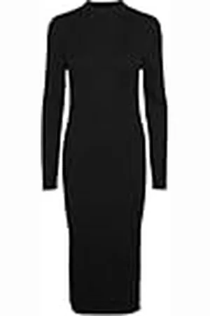 VERO MODA Vmlynzi Ls Calf Knit Dress VMA Noos gebreide jurk voor dames, , XL