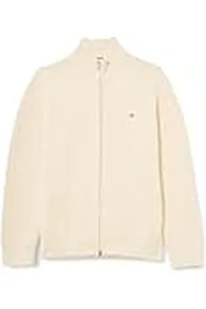 GANT Zippet TEXTURED COTTON CARDIGAN, , XXL