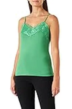 Ichi IHLIKE TO2 shirt met schouderbandjes voor dames, 166138/Kelly Green, S