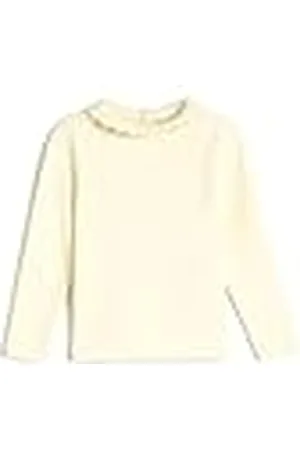 Koton Babygirls Basic sweatshirt met opstaande hals, knoopsluiting, lange mouwen, , 2-3 Jaar
