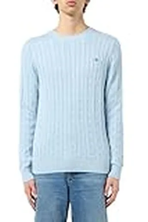 GANT Heren Cotton Cable C-Neck Pullover, , M