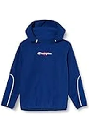 Champion Legacy Legacy Outdoor Polar Fleece B - Basketbal Filament Polar Fleece Sweatshirt met capuchon, Blue College, 13-14 jaar kinderen FW23