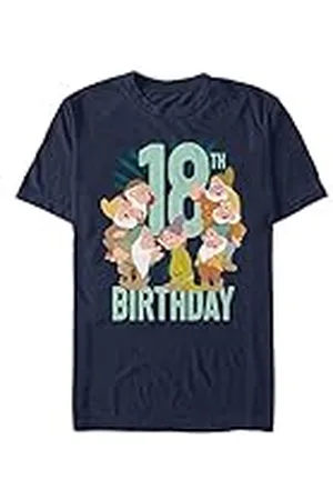 Disney Snow White And The Seven Dwarfs - Dwarves Eighteenth Bday Unisex Crew neck T-Shirt S