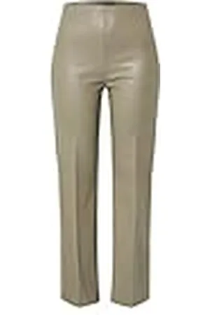 Soaked in Luxury Slkaylee Pu Kickflare broek voor dames, , M slank