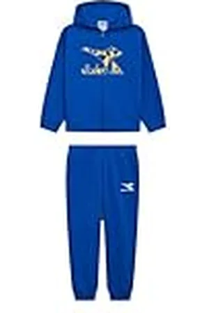 Diadora Jb. Tracksuit HD Fz Riddle Jumpsuit met capuchon en veters met doorlopende ritssluiting, PRINS Blue, Regular, , Eén Maat