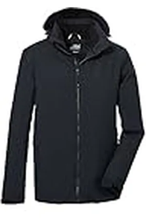 Killtec Heren Functioneel jack/outdoorjack met afritsbare capuchon KOW 22 MN JCKT, dark navy, L, 39705-000
