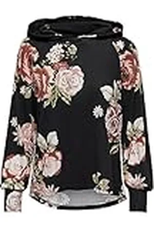 ONLY Dames Onlelcos Emma L/S Hood Top JRS shirt met lange mouwen, , S
