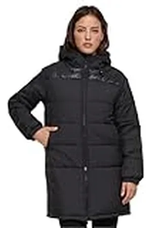 Urban classics Dames Jas Dames Hooded Mixed Puffer Coat XL, , XL