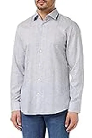 HUGO BOSS Heren Kenno Shirt, Light / Pastel Blue459, 37, , 36