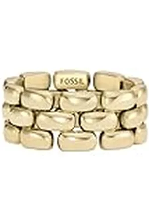 Fossil Dames Arden gouden roestvrij stalen ring, JF047857109, Roestvrij staal, Geen edelsteen