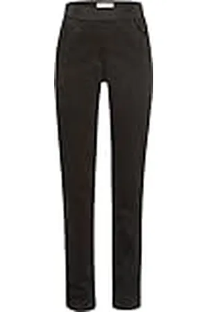Brax By Brax Dames Style Pamina Rondom Jersey Slip Thermolite Denim Slim Broek, antraciet, 27W x 32L