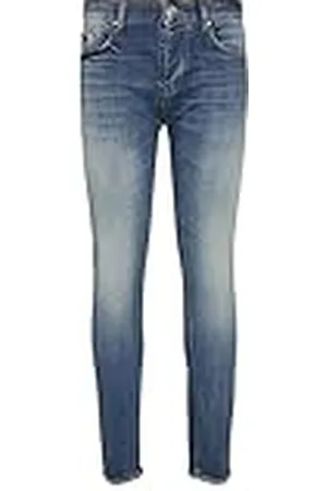 Armani Exchange Heren Tailored Skinny Comfort Cotton Denim, Medium Blue Jeans, , 31W