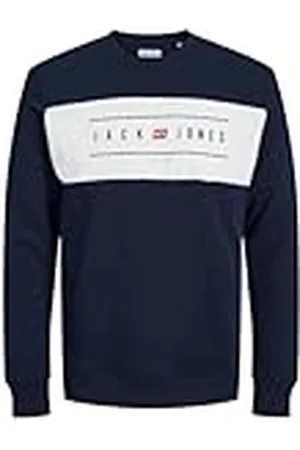 JACK & JONES Heren Jjelliot Block Sweat Crew Neck Pullover, , M