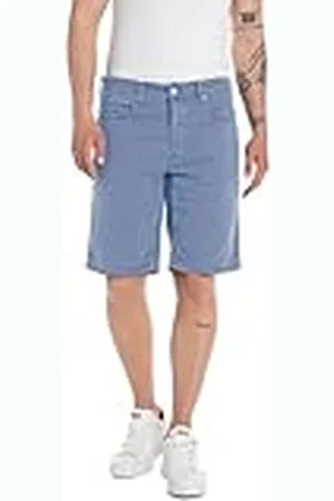 Replay Grover Straight Fit Jeans Shorts, , 29W