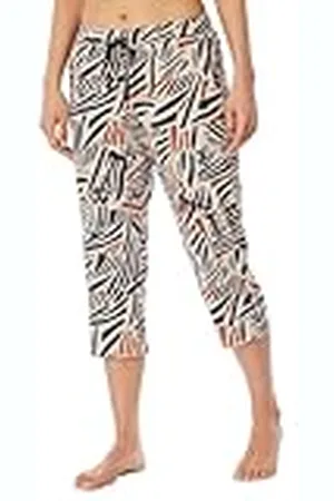 Schiesser Dames Slaapbroek 3/4 lang kort Katoenmix Relax Pyjama Onderdeel, , 42, , 42
