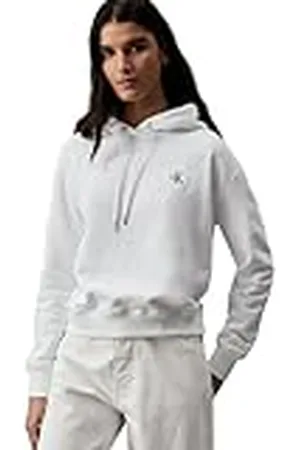 Calvin Klein Dames sweatshirt kort met fleece binnenkant, , 3XL Plus Tall