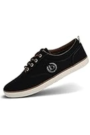 Bugatti Heren Canvas sneakers van katoen, lage canvas schoenen met robuuste rubberen zool, , 46 EU