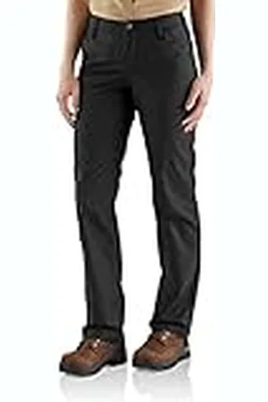 Carhartt Robuuste professionele serie robuuste flexibele losse pasvorm canvas werkbroek voor dames, , 6