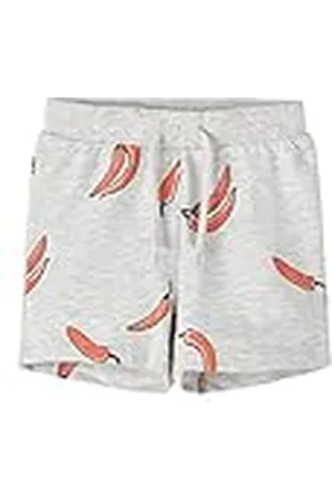 NAME IT Jongens NMMDIMITRI Sweat UNB Shorts, Light Grey Melange, 92, , 92 cm