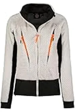 Geographical Norway Uliste Lady Warme fleece voor dames, warm, ritssluiting, jas, herfst, winter, lente, warm, dames, lange mouwen, trui, bont, zacht, comfortabel, outdoor ( L),