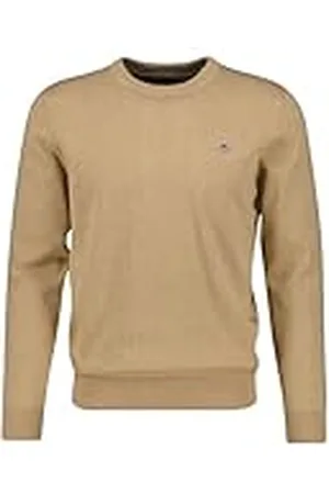 GANT Klassieke katoenen C-hals, , S
