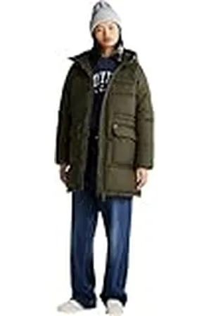 Tommy Hilfiger Dames TJW MIDI ASPEN PUFFER DW0DW18842 Puffer Jacket, , M, , M