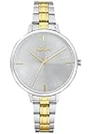 QS by s.Oliver Armbanduhr Damen Quarzuhr Analog, mit Edelstahl Armband, Bicolor, 3 bar Wasserdicht, Kommt in Uhren Geschenk Box, 2033513