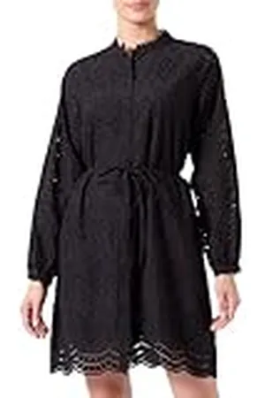 SELECTED Dames Slftatiana Ls Short Embr Dress Noos blousejurk, , 42