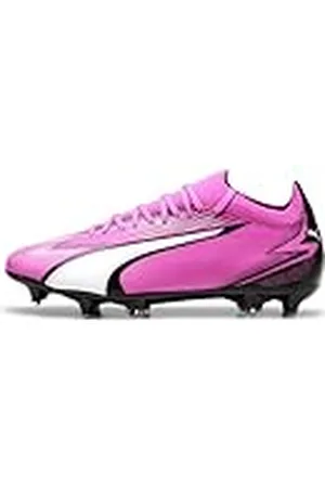 PUMA Ultra Match Mxsg voetbalschoen voor heren, Poison Pink White Zwart, 42.5 EU