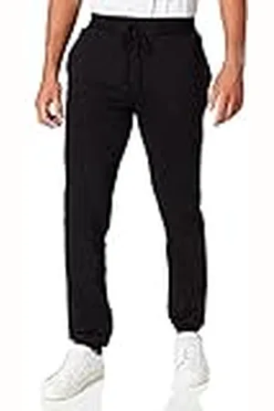 Build Your Brand Heren sportbroek heavy sweatpants joggingbroek voor mannen verkrijgbaar in zwart of grijs, maten S - 5XL, , 5XL