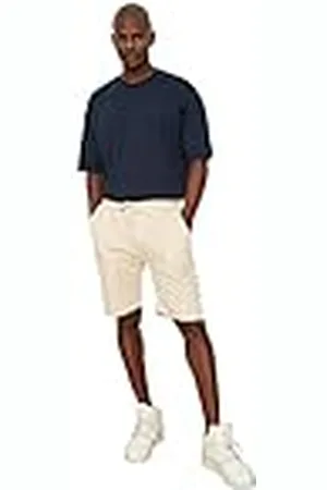 Trendyol Basic herenshort met regelmatige pasvorm en bermuda casual shorts, , extra large