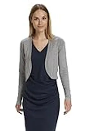 Kaffe Astrid Bolero-Min 2, Grey Melange, 4XL dames