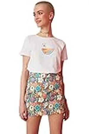 Trendyol Vrouwen Jonge Mini Kokerrok Shift Geweven Rok, , 64