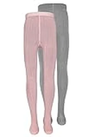 Ewers Set van 2 baby- en kindermaillots, geribbeld, dubbelpak panty