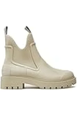 Calvin Klein Dames MID Rainboot Chelsea YW0YW0YW01034 laarzen, grijs (Oyster Mushroom), 3.5 UK, , 36.5 EU