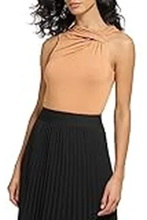 DKNY Dames Gathered Knit Tanktop , S, , S