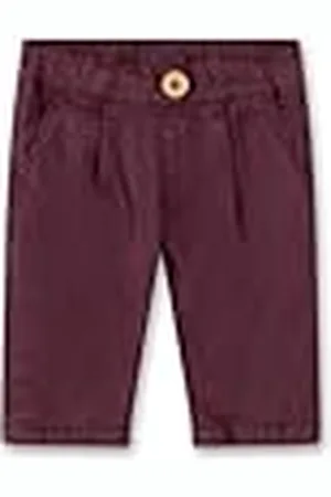 Sanetta Meisjesbroek | Praktische en comfortabele geweven broek van katoen voor meisjes. Broek met verstelbare tailleband en steekzakken aan de zijkant | Kinderkleding, , 86 cm