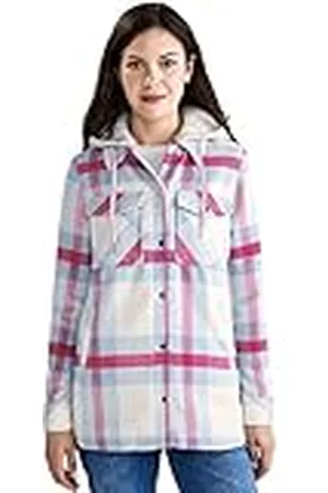 Street one Dames A201799 Overshirt geruit, Happy Blue, 36, , 36