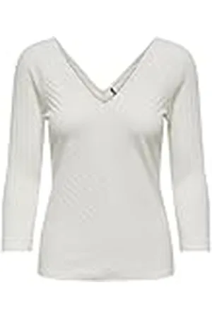 ONLY Dames Onlinga L/S V-hals Top Cc JRS shirt met lange mouwen, , L