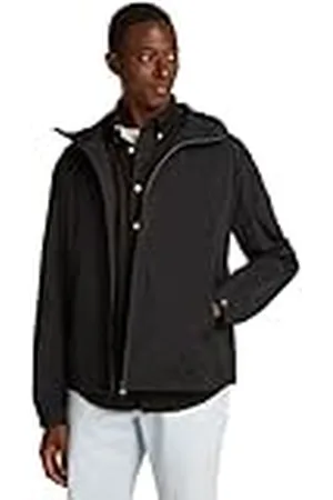 Tommy Hilfiger Herenjack met capuchon MW0MW38905 Andere jassen, zwart, S, , S