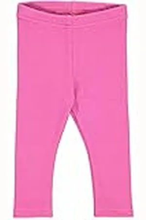 Green Cotton Babymeisje alfa rib leggings, , 56 cm
