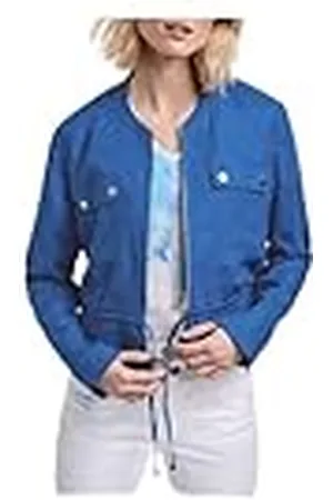 Taifun Damesjas jeans + stoffen denim jas.