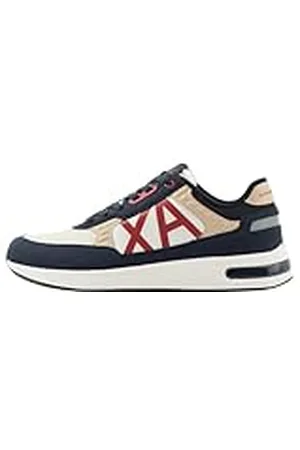 Armani Exchange Dusseldorf sneakers voor heren met geometrische motieven, , 44 EU