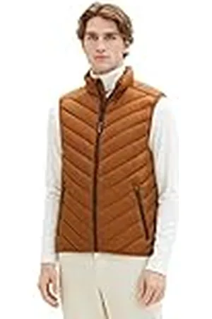 TOM TAILOR TOM KLEERMAKER lichtgewicht gewatteerd herengilet met opstaande kraag van gerecycled polyester