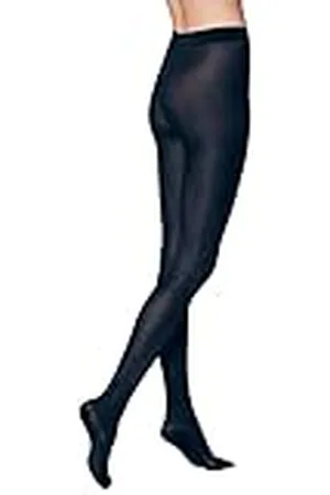 Kunert Warm-up, fijn/gebreide panty, ondoorzichtig voor dames. - blauw - 42