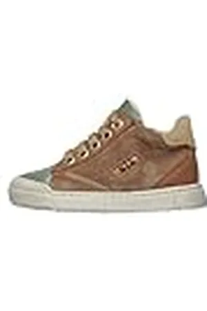 Naturino Faluk High Zip-sneakers van leer en suède, , 31 EU