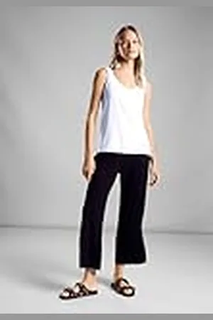 Street one T-shirt met glittertekst, , 46